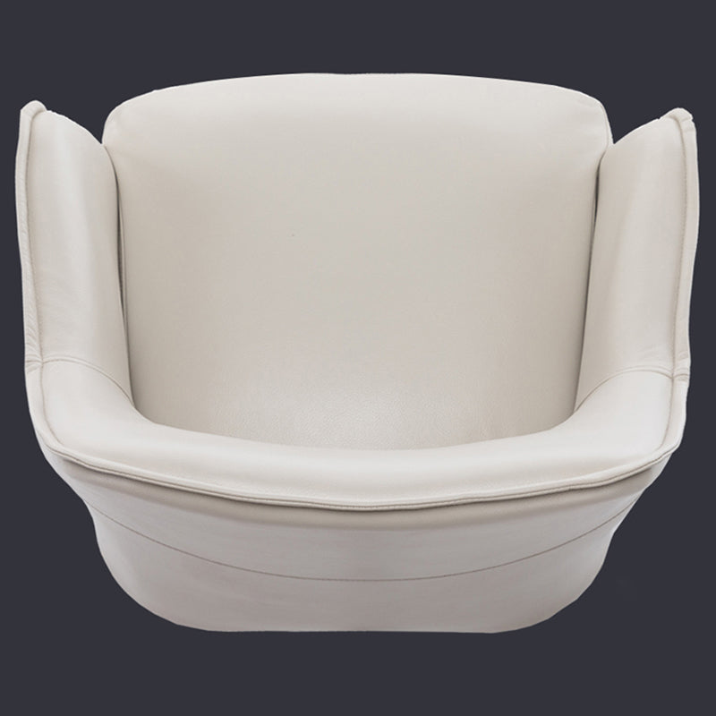 Faux Leather Arm Chair 22.44" L x 23.22" W x 32.67" H Accent Armchair for Living Room Clearhalo 'Accent Chairs' 'accent_chairs' 'Chairs & Seating' 'furn' 'furn_accent_chairs' 'Furniture' 'Living Room Furniture' 5451623