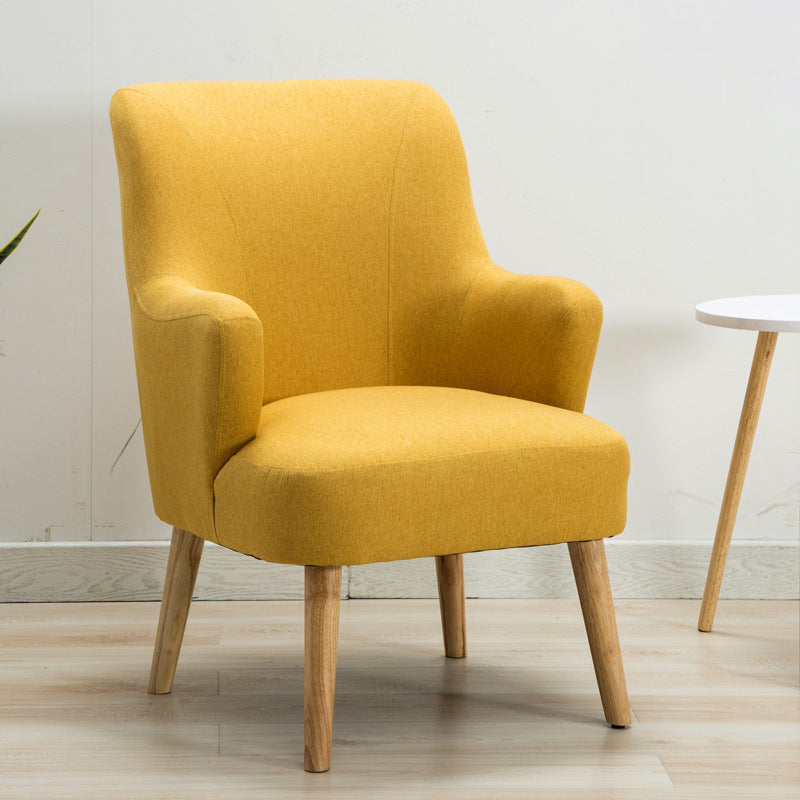 Chaise de lin 25,5 "L x 26,7" W x 35,8 "H Armes incluses pour le salon