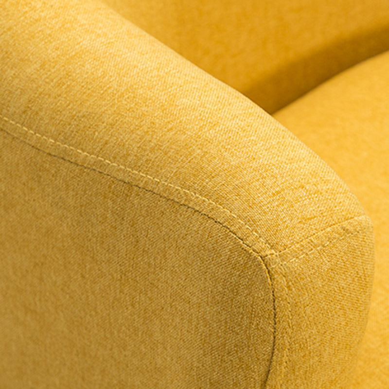 Chaise de lin 25,5 "L x 26,7" W x 35,8 "H Armes incluses pour le salon