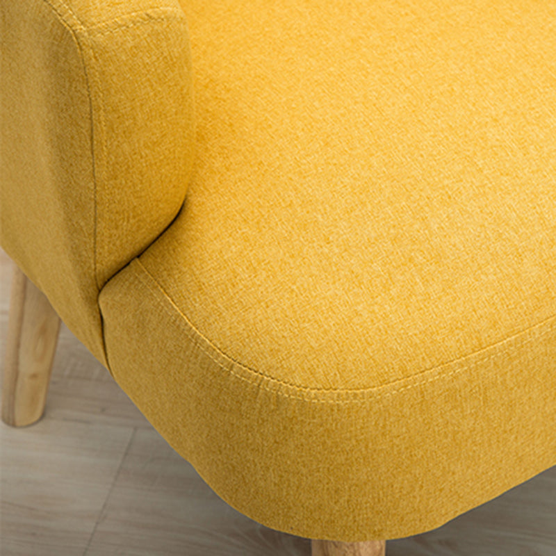 Chaise de lin 25,5 "L x 26,7" W x 35,8 "H Armes incluses pour le salon