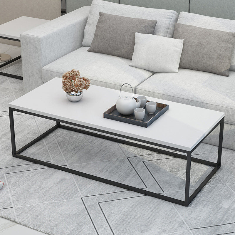 Rahmenbasis-Design, quadratischer/rechteckiger Massivholztisch für Couchtisch