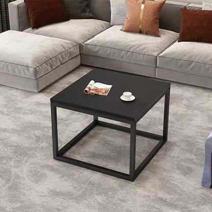 Rahmenbasis-Design, quadratischer/rechteckiger Massivholztisch für Couchtisch