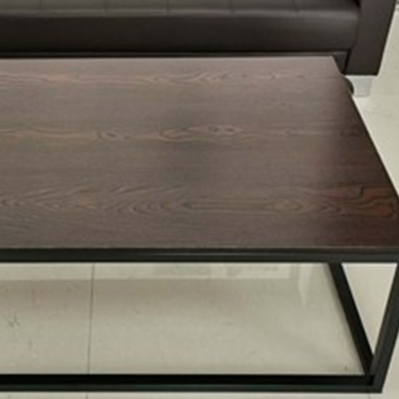 Rahmenbasis-Design, quadratischer/rechteckiger Massivholztisch für Couchtisch