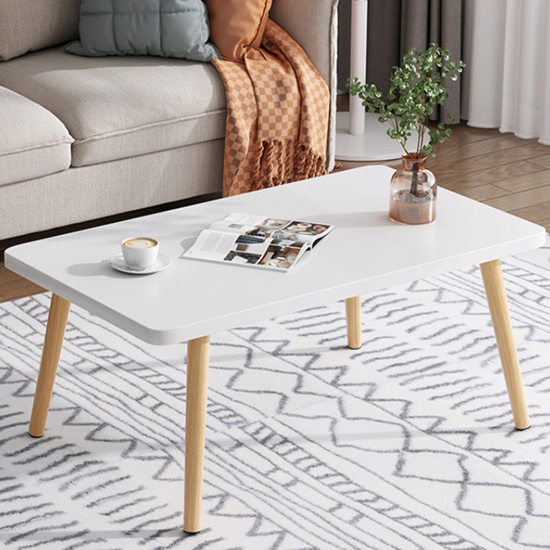 4 Legs Base Design Square/rectangular Wood-based Board Table Coffee Table Clearhalo 'Coffee & Accent Tables' 'Coffee Tables' 'coffee_tables' 'furn' 'furn_coffee_tables' 'Furniture' 'Living Room Furniture' 5451716