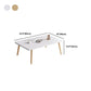 4 Legs Base Design Square/rectangular Wood-based Board Table Coffee Table Clearhalo 'Coffee & Accent Tables' 'Coffee Tables' 'coffee_tables' 'furn' 'furn_coffee_tables' 'Furniture' 'Living Room Furniture' 5451726