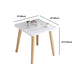 4 Legs Base Design Square/rectangular Wood-based Board Table Coffee Table Clearhalo 'Coffee & Accent Tables' 'Coffee Tables' 'coffee_tables' 'furn' 'furn_coffee_tables' 'Furniture' 'Living Room Furniture' 5451727