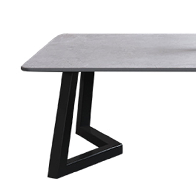 Tavolino rettangolare in ardesia tavolino ornato per soggiorno