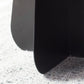 Modern Style Round Glass Table with Metal Base Pedestal Base Coffee Table