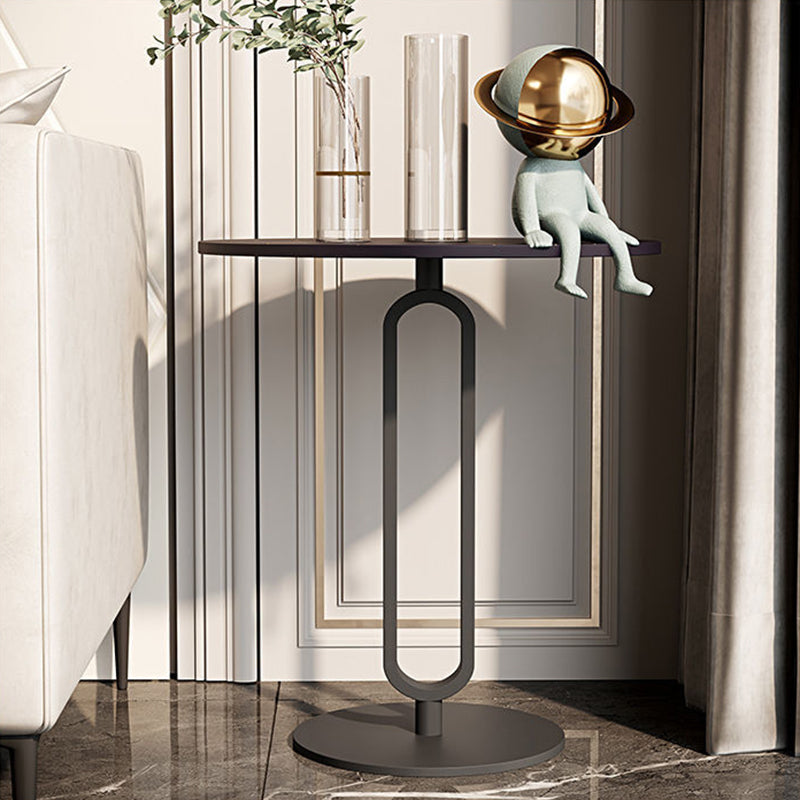 Tavolo rotondo in metallo di base del design di base del piedistallo