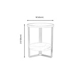 Tavolo da tavolo trasversale base in metallo oro marmo/tavolo tondo superiore in ardesia