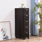 23.62" Wide Accent Chest with Drawers Water Resistant Chest with Wheels