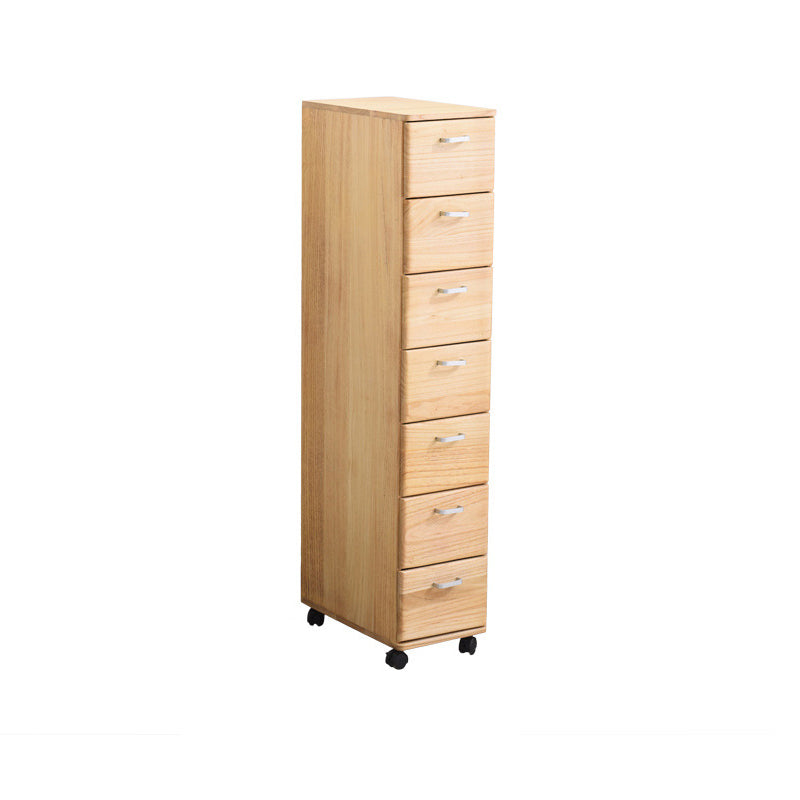 23.62" Wide Accent Chest with Drawers Water Resistant Chest with Wheels