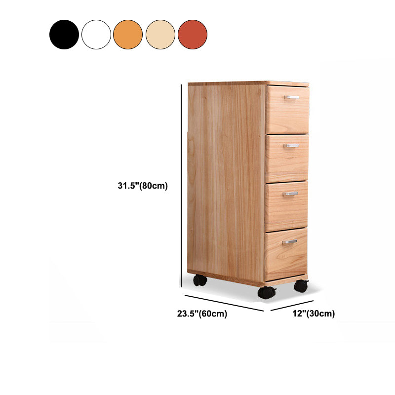 23.62" Wide Accent Chest with Drawers Water Resistant Chest with Wheels