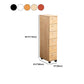 23.62" Wide Accent Chest with Drawers Water Resistant Chest with Wheels