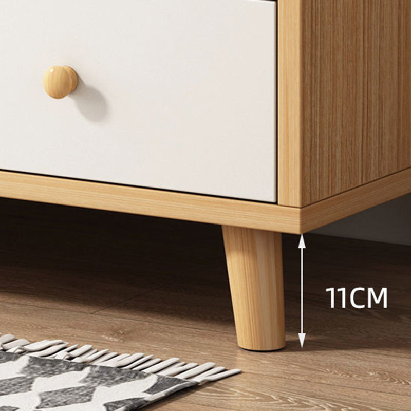 14.96" Wide Modern Wood Accent Chest with Drawer Rectangle Accent Cabinet