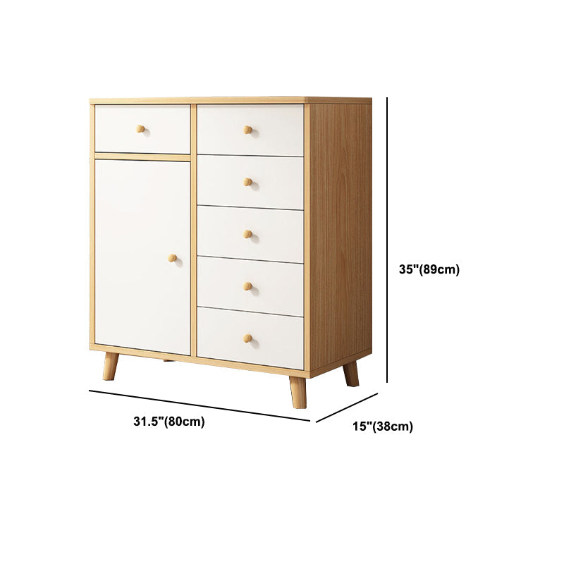 14,96 "Chérie d'accent en bois moderne de large avec armoire d'accent rectangle du tiroir
