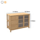 Traditional Stationary Kitchen Island Set Rectangular Wood Kitchen Island Set for Home Use