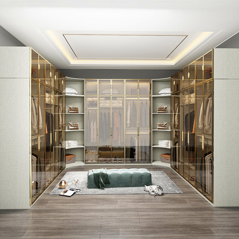 Armario de estilo moderno Color blanco Armario de madera para dormitorio