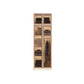 Contemporary Style Wardrobe Glass Wardrobe Closet With Shelves
