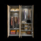 Contemporary Style Wardrobe Wood Wardrobe Closet for Bedroom Clearhalo 'Armoires & Wardrobes' 'armoires_wardrobes' 'Bedroom Furniture' 'furn' 'furn_armoires_wardrobes' 'Furniture' 5452596