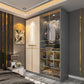 Contemporary Style Wardrobe Wood Wardrobe Closet for Bedroom Clearhalo 'Armoires & Wardrobes' 'armoires_wardrobes' 'Bedroom Furniture' 'furn' 'furn_armoires_wardrobes' 'Furniture' 5452608