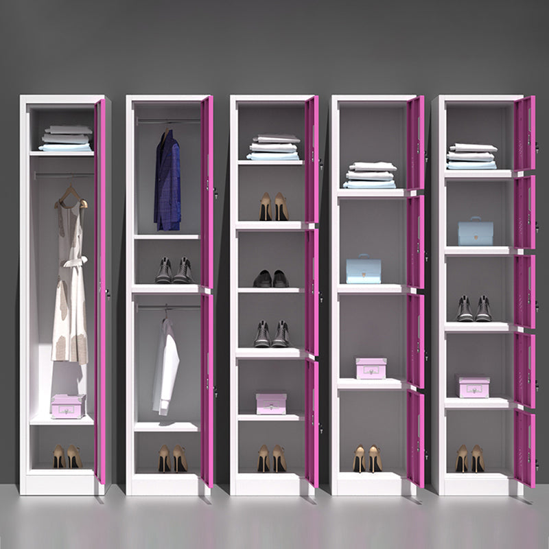 Modern Style Wardrobe Metal Wardrobe Closet for Home,16.54" D x 14.96" W x 70.87" H