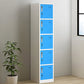 Modern Style Wardrobe Metal Wardrobe Closet for Home,16.54" D x 14.96" W x 70.87" H