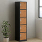 Modern Style Wardrobe Metal Wardrobe Closet for Home,16.54" D x 14.96" W x 70.87" H