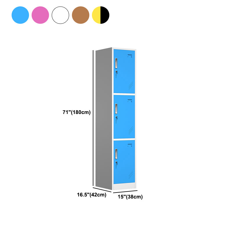 Modern Style Wardrobe Metal Wardrobe Closet for Home,16.54" D x 14.96" W x 70.87" H