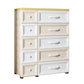 Contemporary Cabinet Plastic Storage Cabinet with Drawer for Bedroom