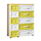 Contemporary Cabinet Plastic Storage Cabinet with Drawer for Bedroom