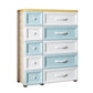 Contemporary Cabinet Plastic Storage Cabinet with Drawer for Bedroom