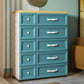 Contemporary Cabinet Plastic Storage Cabinet with Drawer for Bedroom