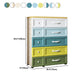 Contemporary Cabinet Plastic Storage Cabinet with Drawer for Bedroom