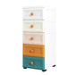 Modern Style Wardrobe Plastic Bedroom Wardrobe Closet With Drawers