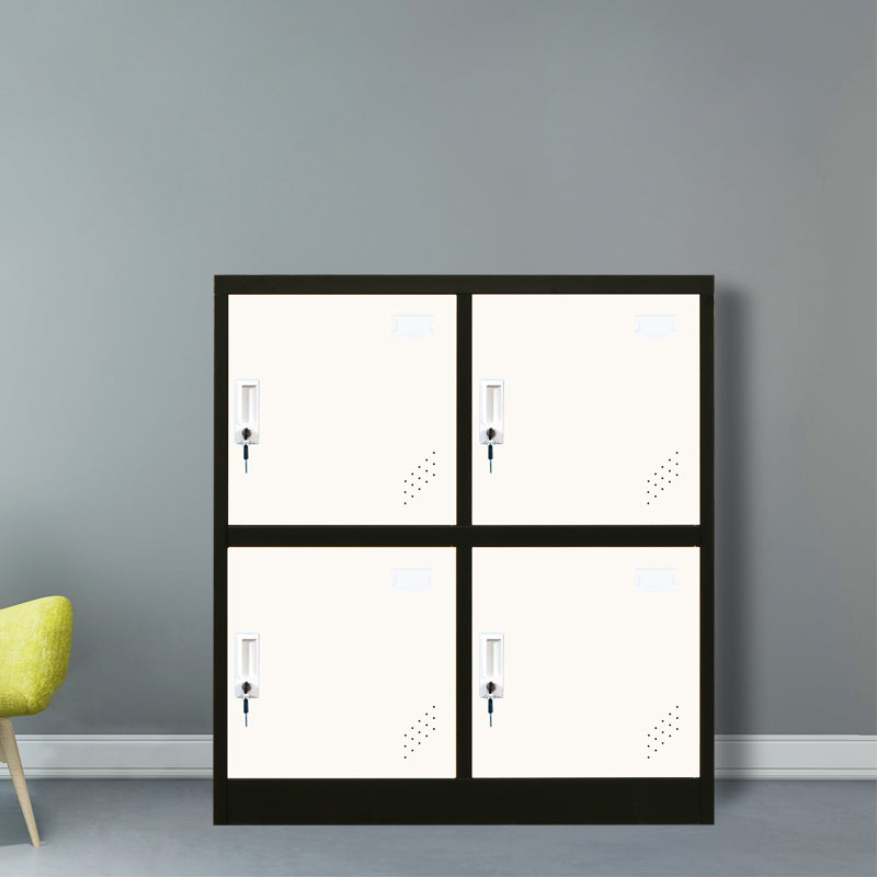 Armario de armario de metal de estilo contemporáneo para el hogar, 35.43 "D x 16.54" W x 39.37 "H