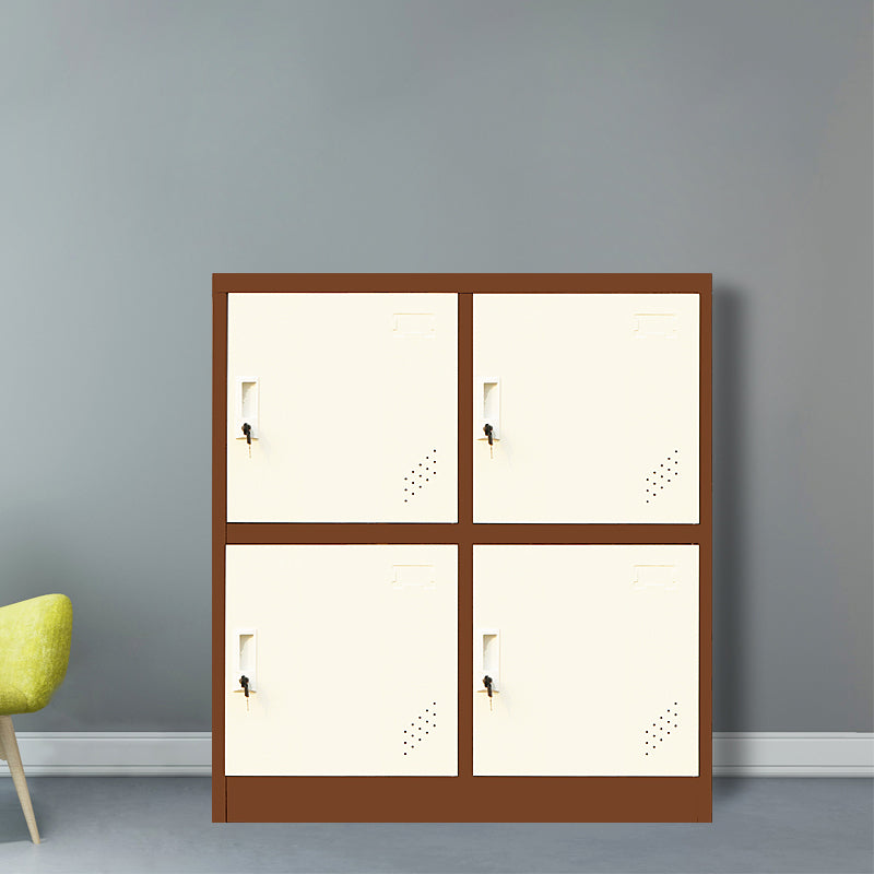 Armario de armario de metal de estilo contemporáneo para el hogar, 35.43 "D x 16.54" W x 39.37 "H