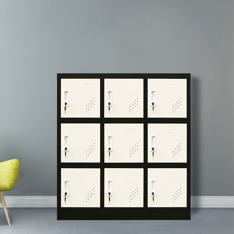 Armario de armario de metal de estilo contemporáneo para el hogar, 35.43 "D x 16.54" W x 39.37 "H