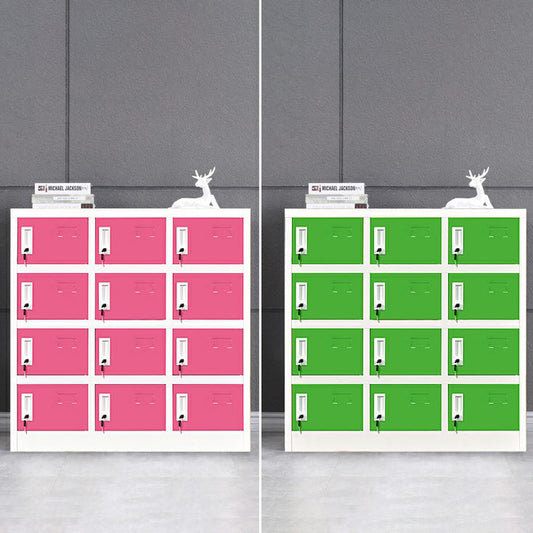 Contemporary Style Wardrobe Metal Wardrobe Closet for Home,35.43" D x 16.54" W x 39.37" H