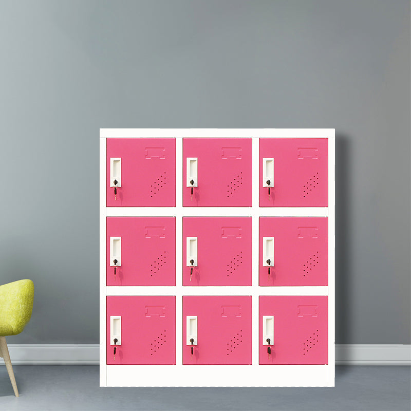 Armario de armario de metal de estilo contemporáneo para el hogar, 35.43 "D x 16.54" W x 39.37 "H