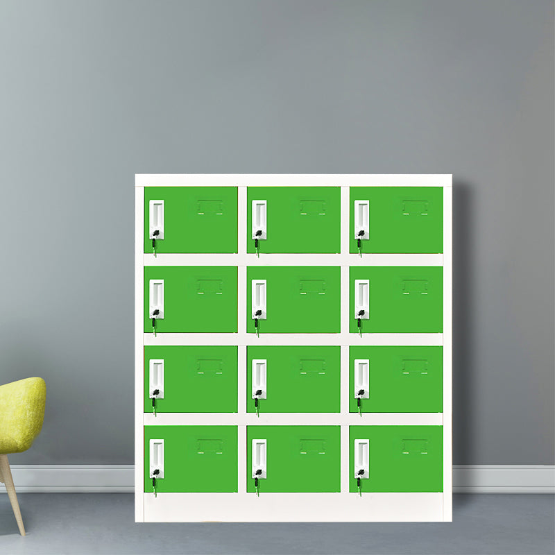 Armario de armario de metal de estilo contemporáneo para el hogar, 35.43 "D x 16.54" W x 39.37 "H