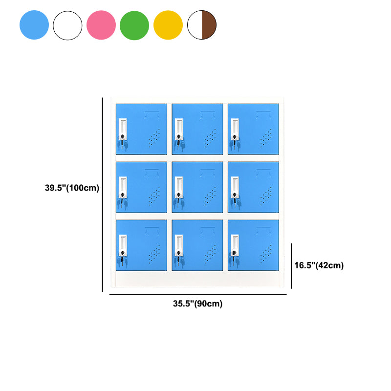 Armario de armario de metal de estilo contemporáneo para el hogar, 35.43 "D x 16.54" W x 39.37 "H