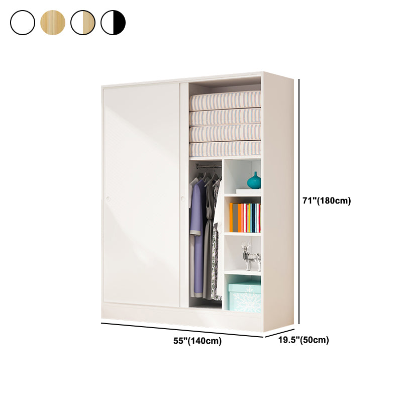 Armadio moderno del guardaroba in stile armadio in legno ingegnerizzato per la casa