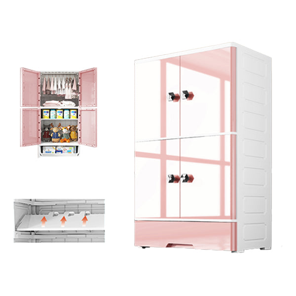 Vestuario de estilo moderno vestuario de dormitorio de plástico con piernas