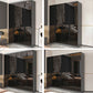 Modern Style Wardrobe Grey Colour Glass Wardrobe Closet for Bedroom Clearhalo 'Armoires & Wardrobes' 'armoires_wardrobes' 'Bedroom Furniture' 'furn' 'furn_armoires_wardrobes' 'Furniture' 5452858