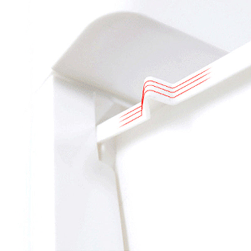 Gabinete casero de plástico de armario de estilo moderno con cajones