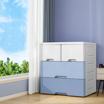 Gabinete casero de plástico de armario de estilo moderno con cajones