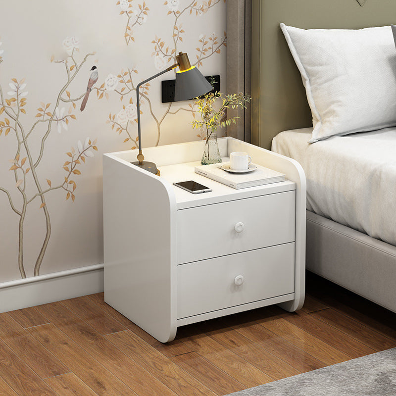 Hölzerne Nachttisch mit Regalen und Schubladen 15,7 "/22.8" hoher Nachttisch