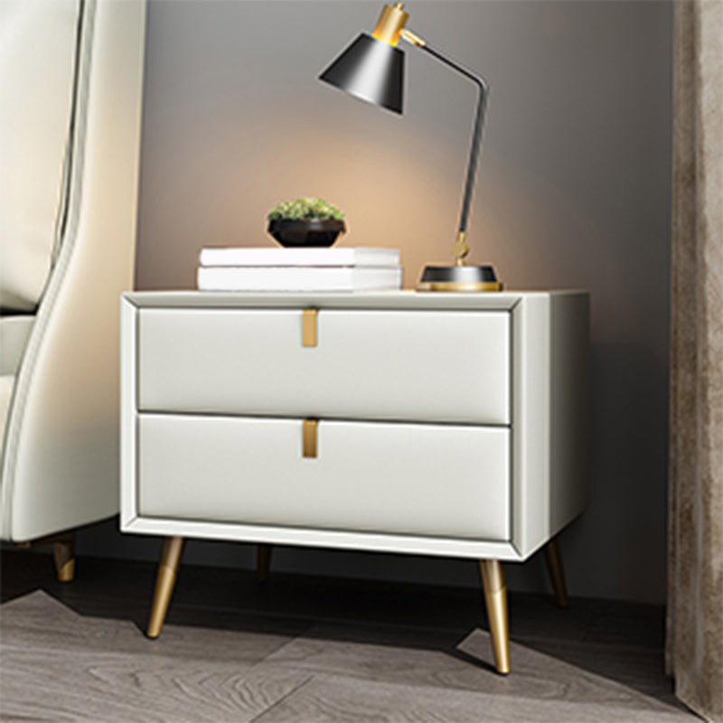 Table de nuit de rangement de tiroir moderne en bois massif
