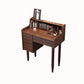 Traditional Wooden Makeup Vanity Table with Stool for Bedroom